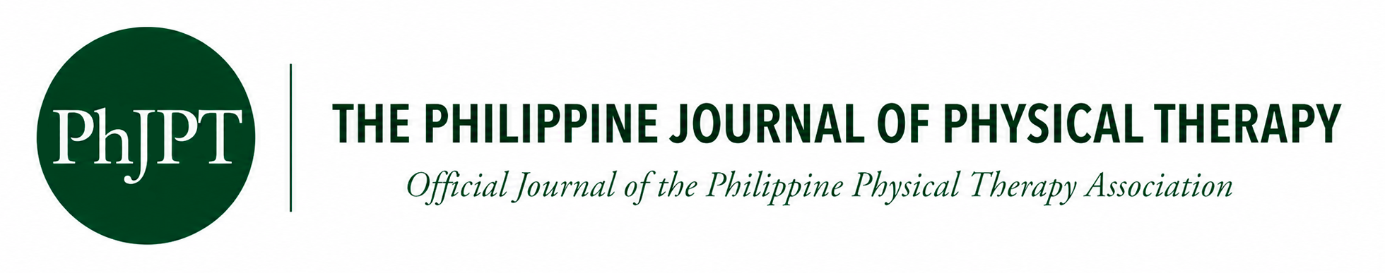 Philippine Journal of Physical Therapy