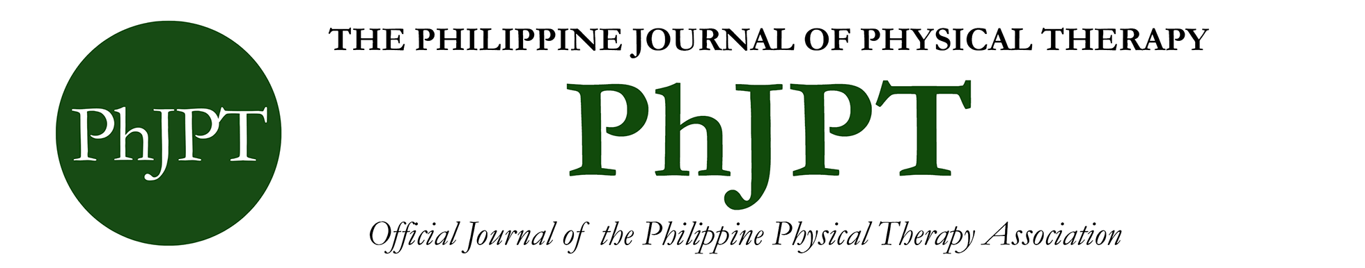 Philippine Journal of Physical Therapy