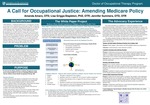 A Call for Occupational Justice: Amending Medicare Policy by Amanda Amaro, Lisa Griggs-Stapleton, and Jennifer Summers