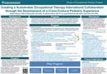 Creating a Sustainable Occupational Therapy International Collaboration through the Development of a Cross-Cultural Pediatric Experience