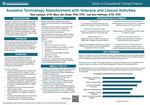 Assistive Technology Abandonment with Veterans and Leisure Activities by Tara Lamson, Lee Ann Hoffman, and Mary Greer