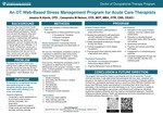 An OT Web-Based Stress Management Program for Acute Care Therapists