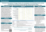 Burnout in Occupational Therapy Practice: An Investigation of Contributing Factors among Practitioners in Different Practice Settings within the United States