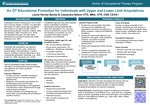 An OT Educational Program for Individuals with Upper and Lower Limb Amputations