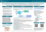 Occupational Therapy for Perinatal Women: An Online Educational Course
