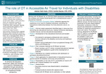 The Role of OT in Accessible Air Travel for Individuals with Disabilities by Jezaray Clark-Casto and Cynthia Haynes