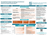 Occupational Impact of Urinary Incontinence by Hannah Case and Karen Park